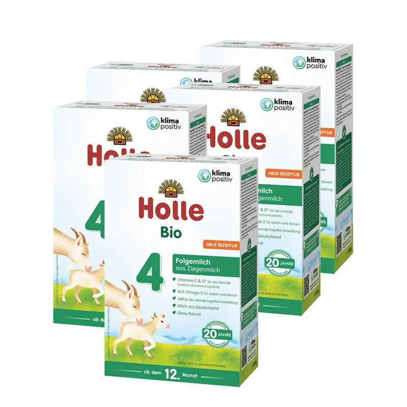 Bio-Folgemilch 4 auf Ziegenmilchbasis - 5x400g - ab dem 12. Monat
