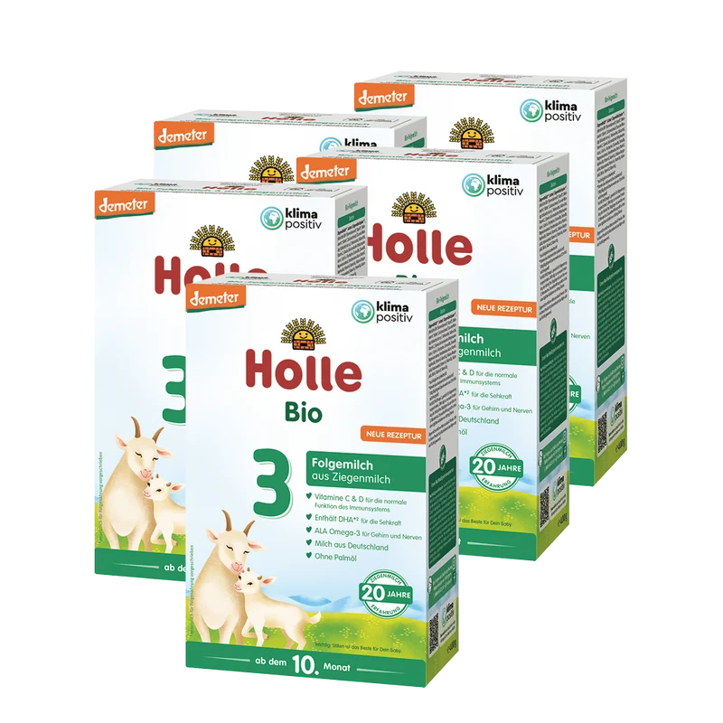 Demeter Folgemilch 3 auf Ziegenmilchbasis - 5x400g - ab dem 10. Monat