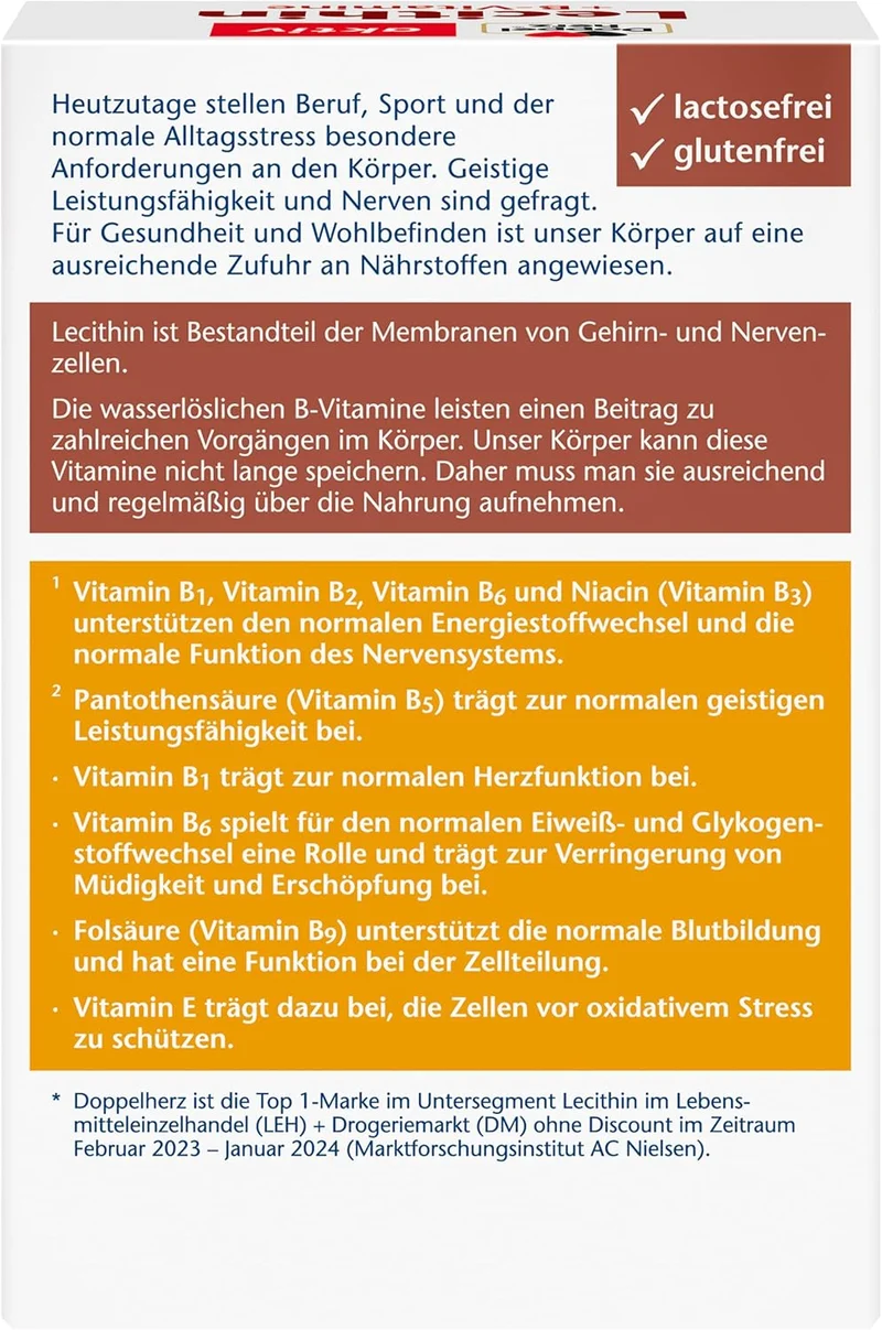 Lecithin B Vitamine (40 Kapseln)