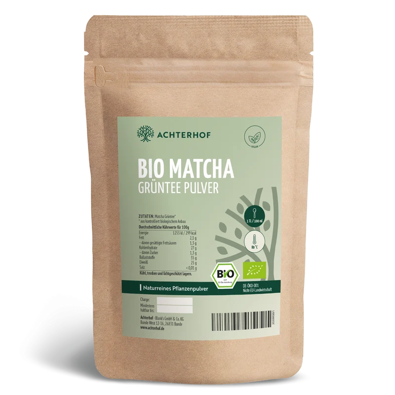 Bio Matcha Grüntee Pulver (100g)