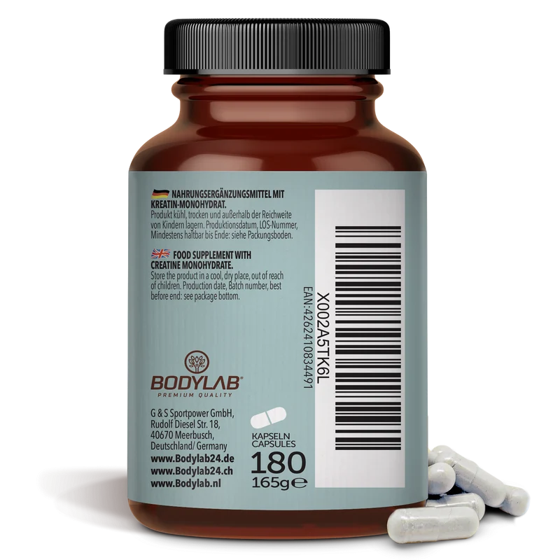 3 x Kreatin Monohydrat (3 x 180 Kapseln)