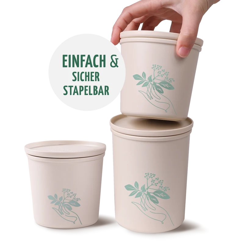 Frischhaltedosen 3er-Set aus recyceltem Kunststoff (rPET)