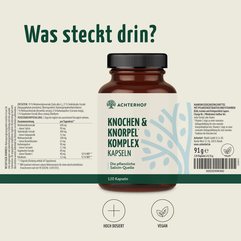 Knochen & Knorpel Komplex (120 Kapseln)