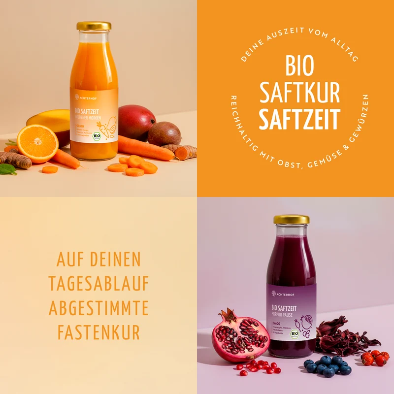 Saftzeit Bio Fastenkur 3 Tage (18 Flaschen)
