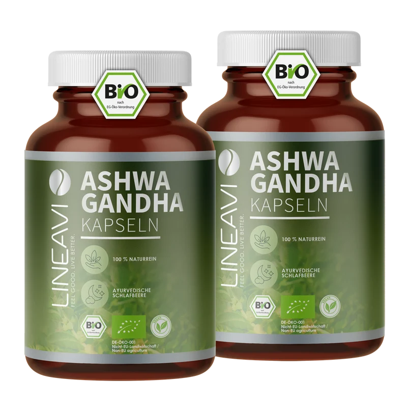 Doppelpack: Bio Ashwagandha Kapseln (2x150 Kapseln)