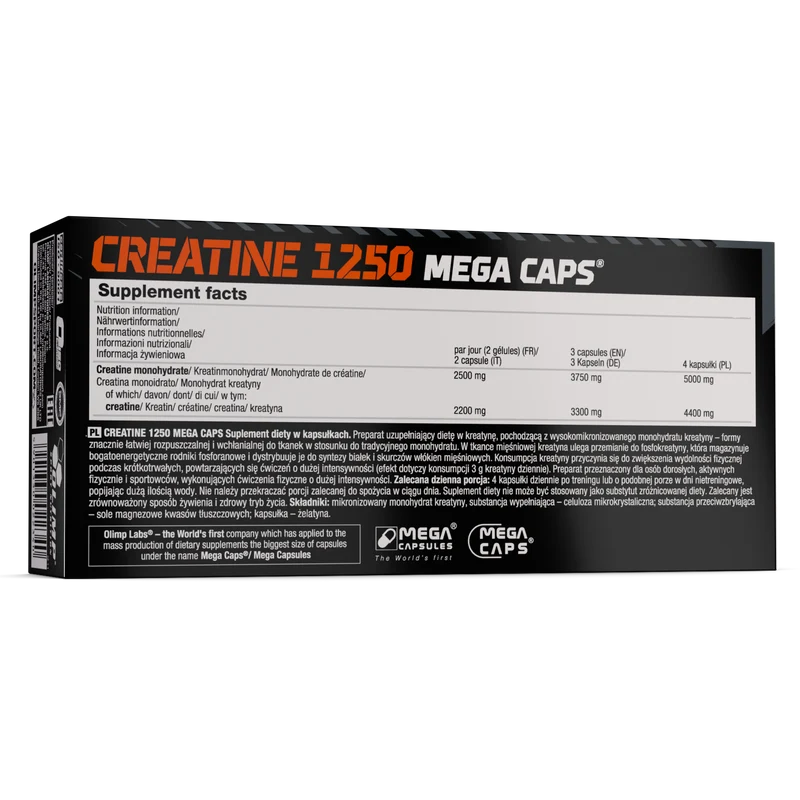 Creatine Mega Caps 1250 (120 Kapseln)