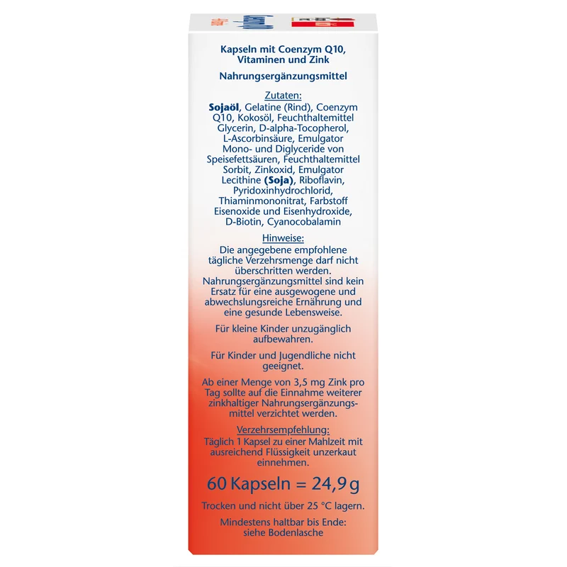 Coenzym Q10 + B-Vitamine (60 Kapseln)