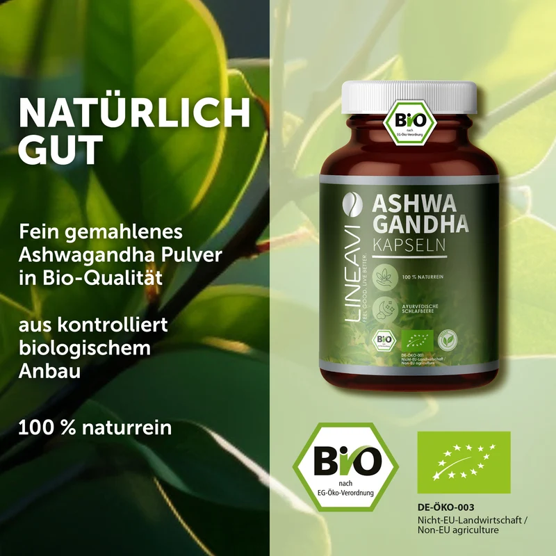 Bio Ashwagandha Kapseln (150 Kapseln)