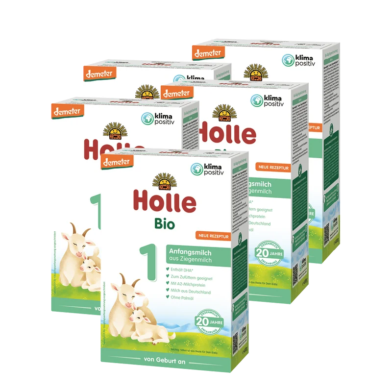 Demeter Anfangsmilch 1 auf Ziegenmilchbasis - 5x400g - von Geburt an