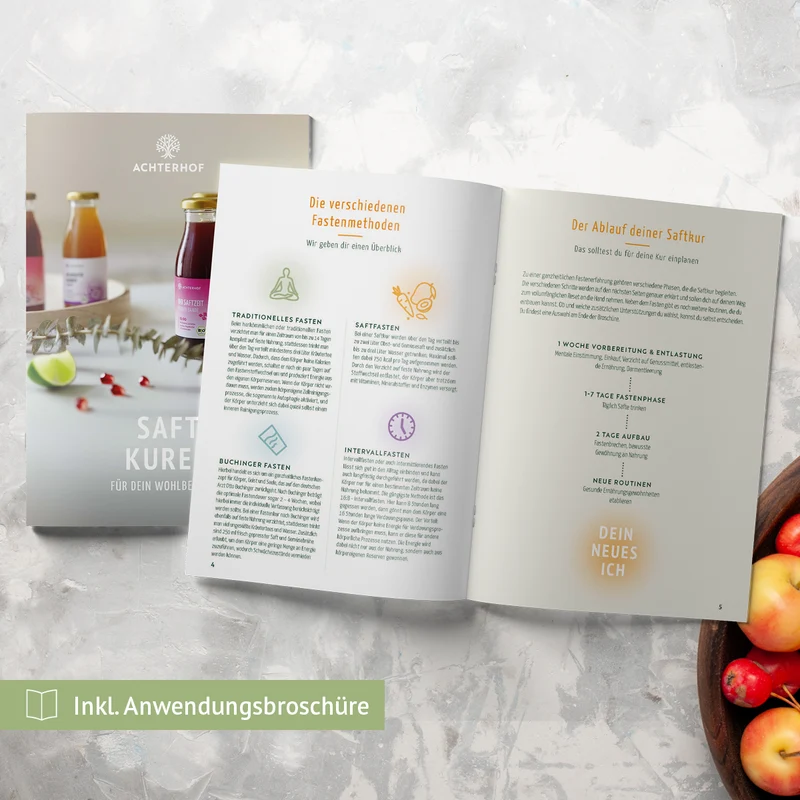 Kräuterwunder Bio Fastenkur 1-7 Tage (6 Flaschen pro Tag)