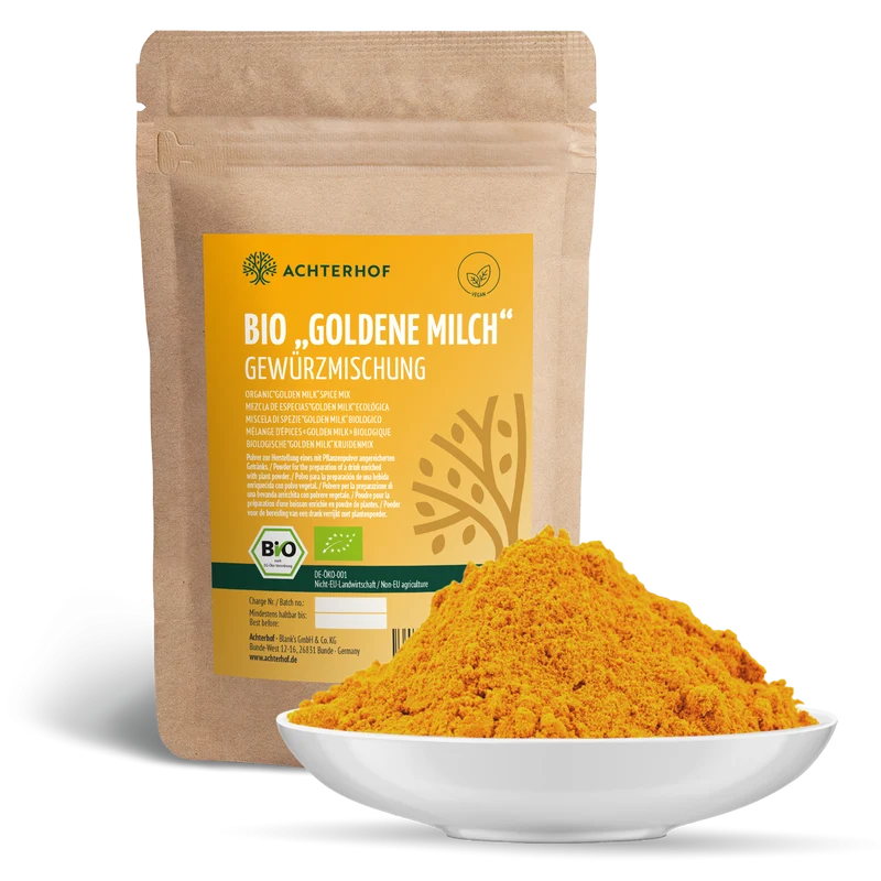 Goldene Milch Gewürzmischung Bio (250g)