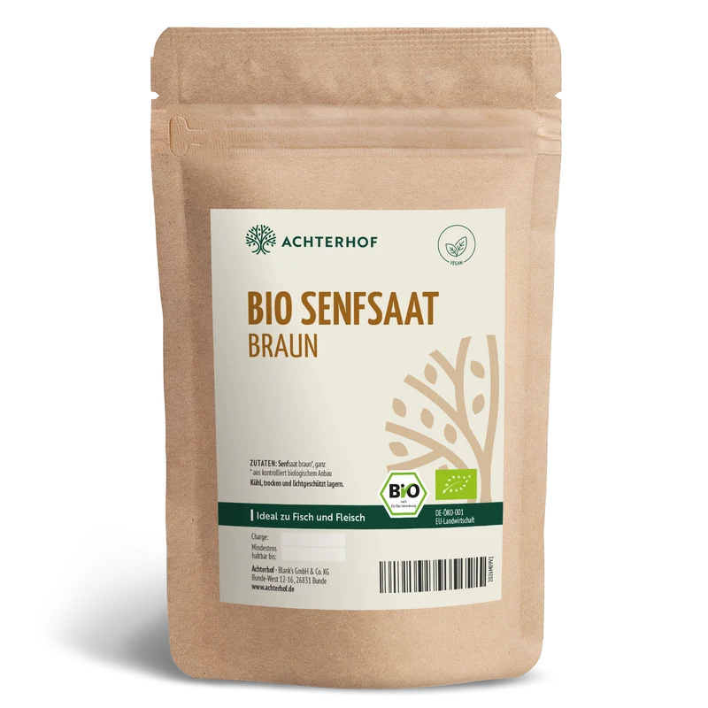 Senfsaat braun ganz Bio (1000g)