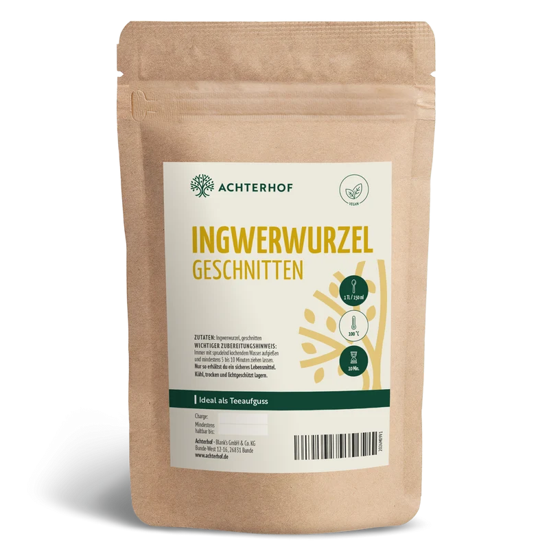 Ingwerwurzel geschnitten (100g)