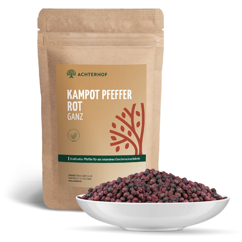 Kampot Pfeffer rot ganz (100g)