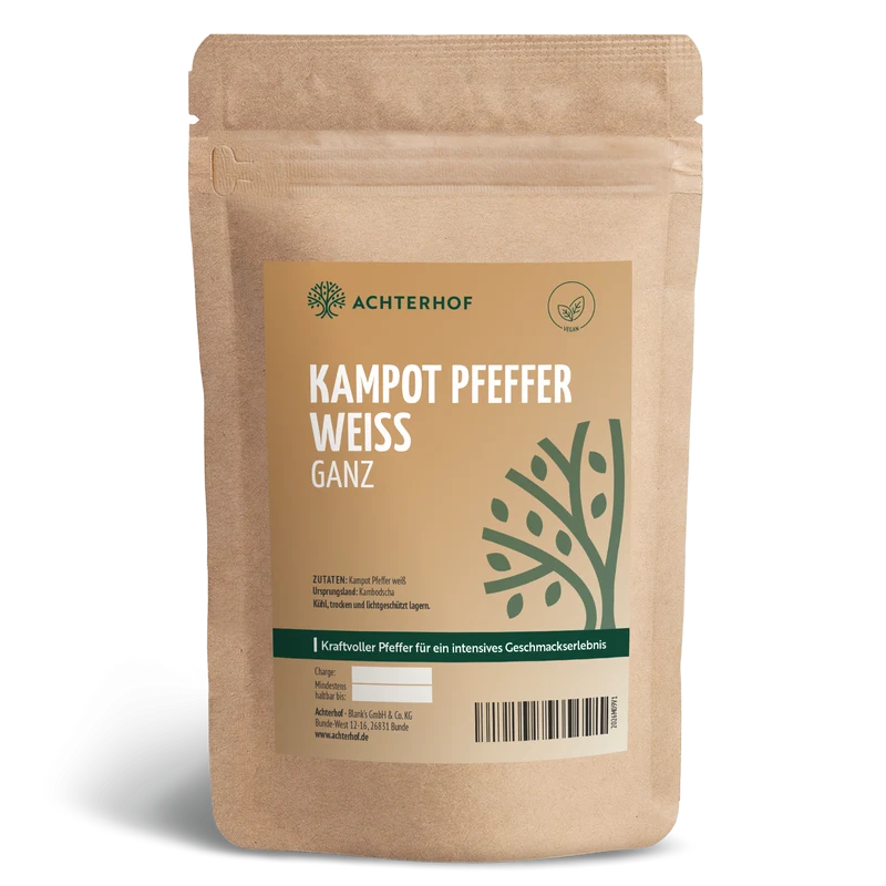 Kampot Pfeffer weiß ganz (100g)