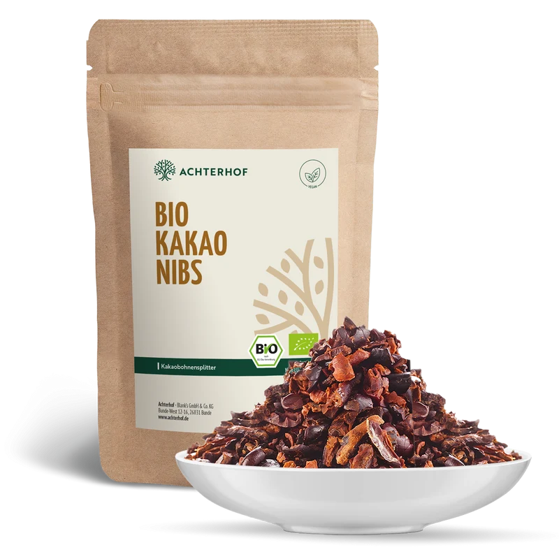 Bio Kakao Nibs roh & ungeröstet (500g)