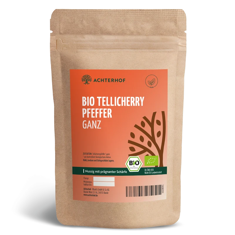Tellicherry Pfeffer ganz Bio (500g)