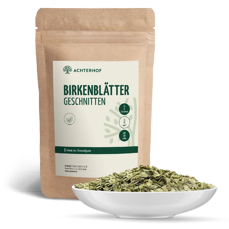 Birkenblätter geschnitten (250g)