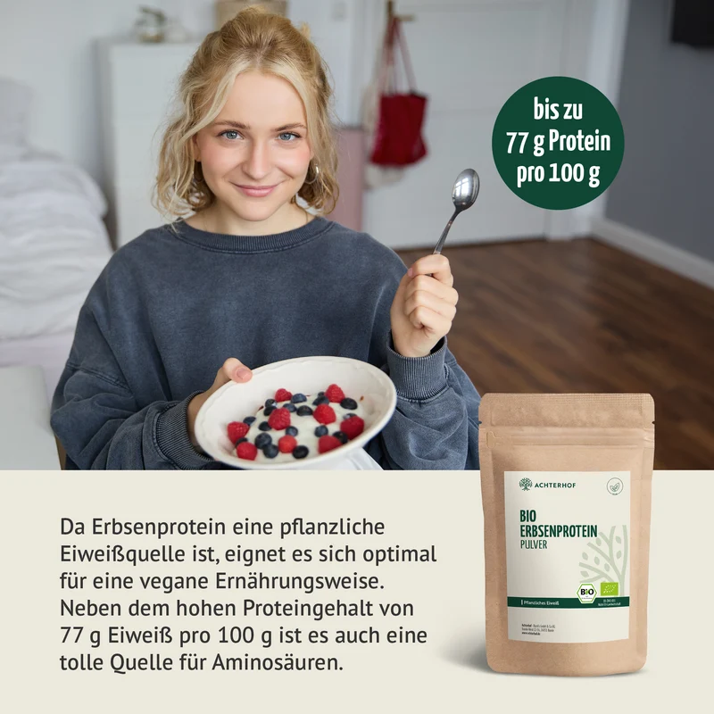 Bio Erbsenprotein Pulver (250g)