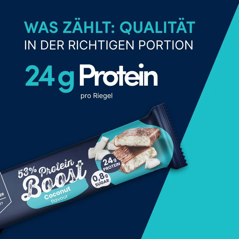 Karton Boost Proteinriegel Kokosnuss (20x45g) - High Protein