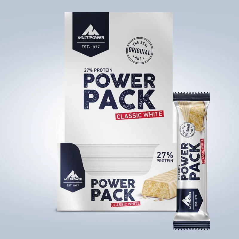Power Pack CLASSIC WHITE Proteinriegel - 35g | Weiße Schokolade