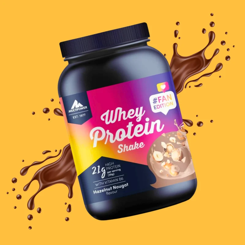 Hazelnut Nougat Whey Protein inkl. Shaker