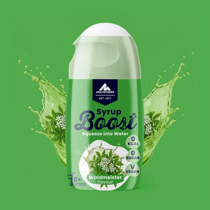 Waldmeister Getränkesirup ohne Zucker | Syrup Boost Probierpaket (4x65ml)