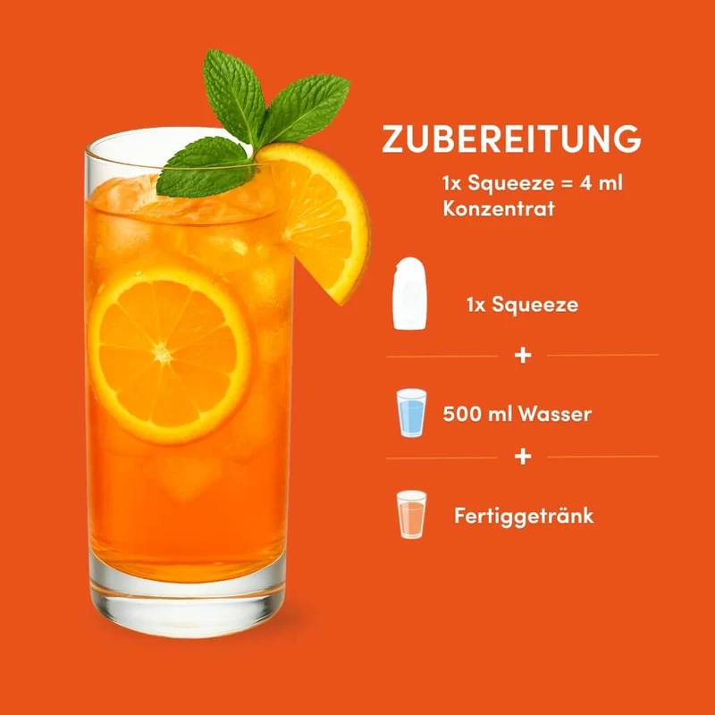 Syrup Boost Orange Spritz | Getränkesirup ohne Zucker