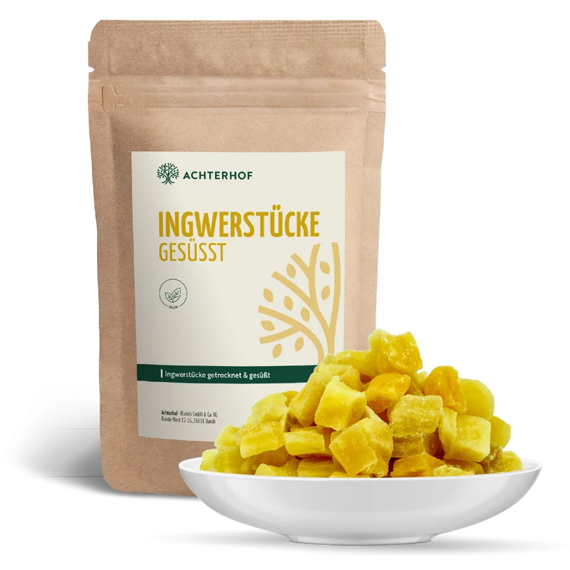 Ingwerstücke gesüßt (250g)