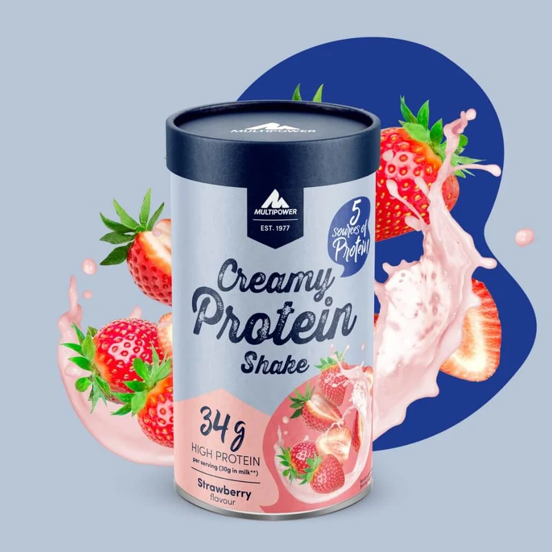 28 Portionen (á 30g) Creamy Erdbeer Proteinpulver | 840g