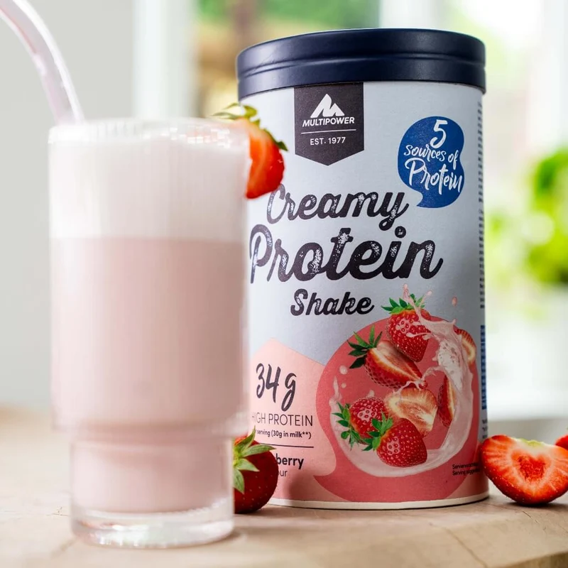 28 Portionen (á 30g) Creamy Erdbeer Proteinpulver | 840g