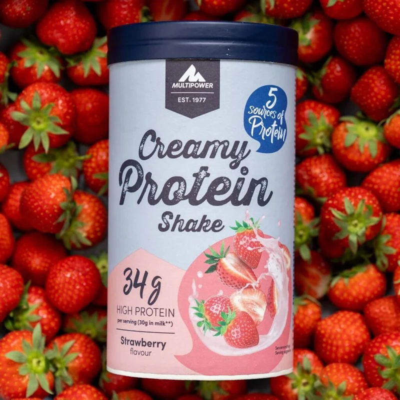 28 Portionen (á 30g) Creamy Erdbeer Proteinpulver | 840g