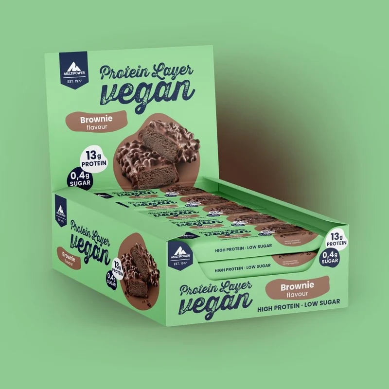 Vegan Protein Layer Brownie 55g | 100% Vegan
