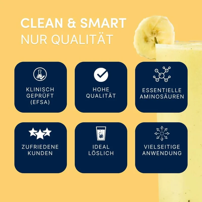 420g Whey Protein Pulver Banane | Mit Vitamin B6 (Artikel mit verkürzter Haltbarkeit)