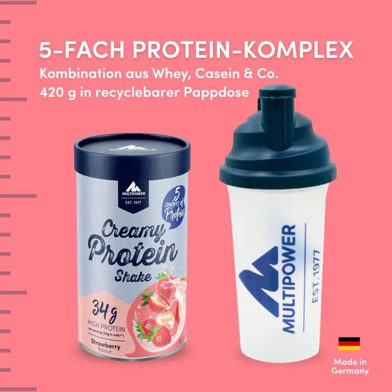 420g Whey Protein Pulver Erdbeere | Strawberry Proteinpulver