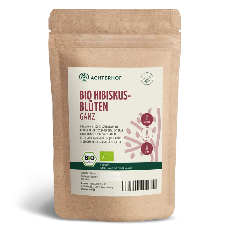 Bio Hibiskusblüten ganz (1000g)