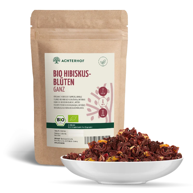 Bio Hibiskusblüten ganz (1000g)