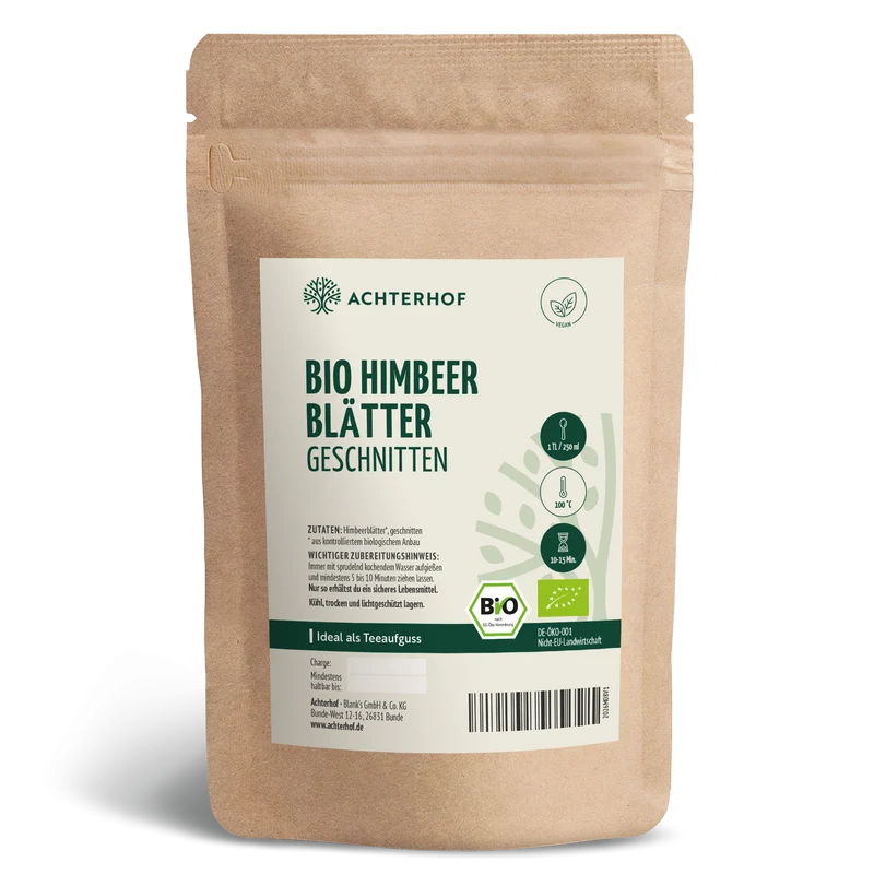 Himbeerblätter geschnitten Bio (100g)
