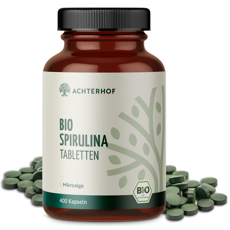 Spirulina Algen Tabletten Bio (400 Tabletten)