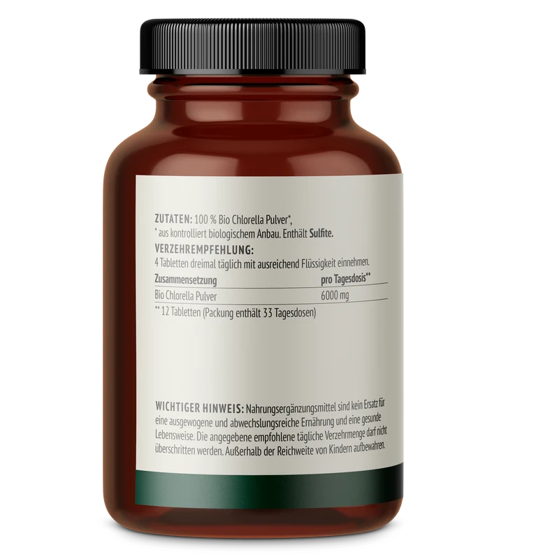 Chlorella Algen Tabletten Bio (400 Tabletten)
