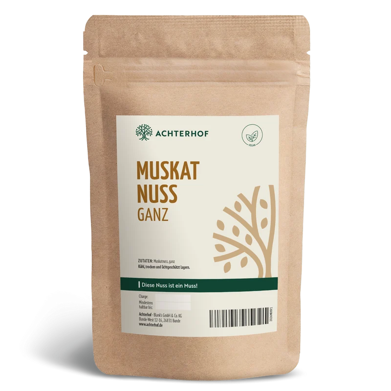 Muskatnuss ganz (5 Stück)