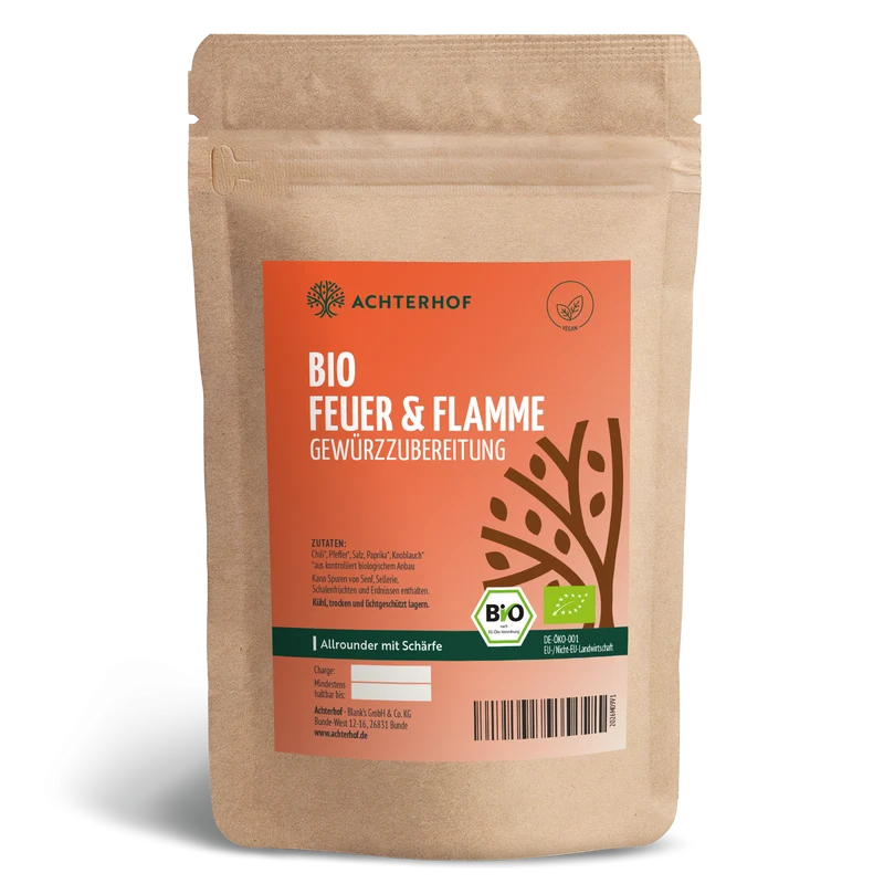 Bio Feuer & Flamme Gewürzzubereitung (100g)