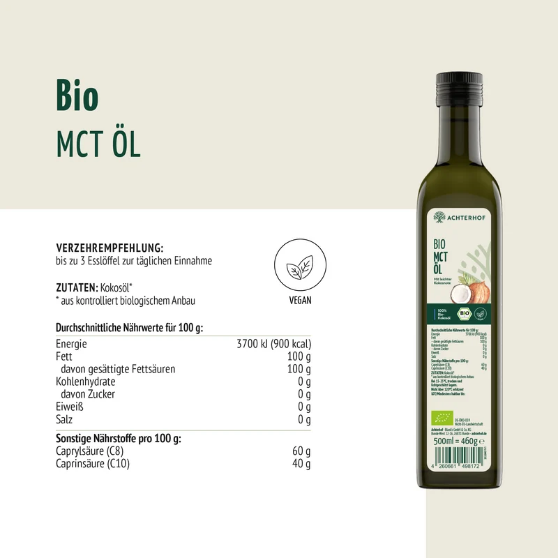 Bio MCT Öl (500ml)