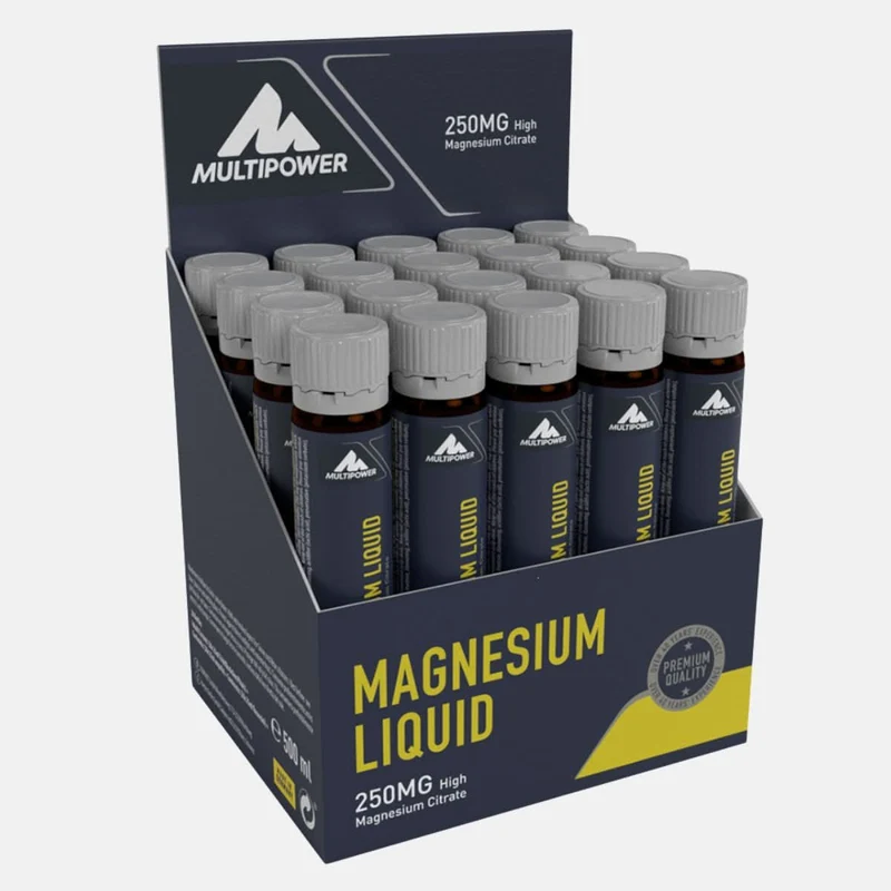 250mg Magnesiumcitrat | 20x25ml Magnesium-Liquid